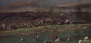 Fisher Jonathan A Morning Viw of Blue Hill Village oil painting